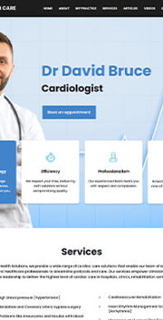 More Cardiologist Website Templates